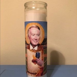 Custom Vin Scully Saint Candle Dodgers